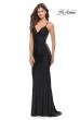 Picture of: Unique Jersey Dress with Open Criss Cross Sides in Black, Style: 31315, Detail Picture 5