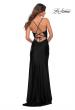 Picture of: Prom Dress with Cut Outs at Hip and High Slit in Black, Style: 30726, Detail Picture 6