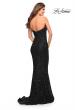 Picture of: Strapless Sweetheart Luxe Sequin Gown in Black, Style: 30714, Detail Picture 7