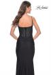 Picture of: Jersey Dress with Bustier Top and Illusion Back in Black, Style: 32257, Detail Picture 7