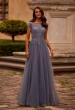 Picture of: Long Tulle Gown with Lace Bodice and Pockets, Style: 26893, Main Picture