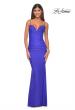 Picture of: Jersey Dress with Bustier Top and Illusion Back in Blue, Style: 32257, Detail Picture 2