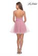 Picture of: Short Tulle Homecoming Dress with Scoop Neck in Blush, Style: 28156, Detail Picture 2