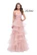 Picture of: Long Tulle Gown with Sweetheart Neckline in Blush, Style: 25430, Main Picture