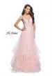 Picture of: Prom Dress with Tulle Skirt and Lace Beaded Bodice in Blush, Style: 25639, Main Picture