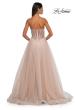 Picture of: Tulle A-line Prom Dress with Beautiful Rhinestone Side Detail in Blush, Style: 32767, Detail Picture 10
