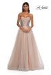Picture of: Tulle A-line Prom Dress with Beautiful Rhinestone Side Detail in Blush, Style: 32767, Detail Picture 11