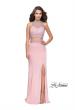 Picture of: Beaded Two Piece Prom Dress with Open Back in Blush, Style: 26063, Detail Picture 1