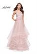 Picture of: Ball Gown with Tulle Skirt and Lace Beading in Blush, Style: 25762, Detail Picture 3