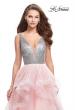 Picture of: Beaded Bodice Ball Gown with Tulle Skirt in Blush, Style: 26223, Detail Picture 2