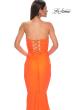 Picture of: Simple Jersey Mermaid Prom Dress with Sweetheart Neckline in Bright Orange, Style 32872, Detail Picture 20