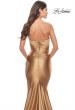 Picture of: Sweetheart Trumpet Liquid Jersey Gown with Ruching in Bronze, Style: 31322, Detail Picture 6