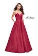 Picture of: Strapless Ball Gown with Wrapped Bodice and Pockets in Burgundy, Style: 25953, Main Picture