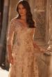 Picture of: Beautiful Lace Mother of the Bride Gown with V Neckline in Champagne, Style: 30803, Detail Picture 1