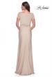 Picture of: Elegant Evening Gown with V Neck and Knot in Champagne, Style: 29926, Detail Picture 2