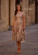 Picture of: Tea Length Mother of the Bride Dress with Short Sleeves, Style: 29830, Main Picture