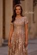 Picture of: Tea Length Mother of the Bride Dress with Short Sleeves, Style: 29830, Detail Picture 2