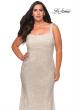 Picture of: Long Sequin Plus Size Prom Dress for Curves in Champagne, Style: 28875, Main Picture, Main Picture