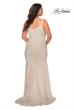 Picture of: Long Sequin Plus Size Prom Dress for Curves in Champagne, Style: 28875, Back Picture