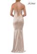 Picture of: Ruched Satin Gown with Sweetheart Neckline and Lace-Up Back in Champagne, Style: 33764, Detail Picture 26
