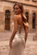 Picture of: Stunning Metallic Prom Dress with Sweetheart Neckline in Champagne , Style: 32757, Detail Picture 2