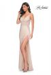 Picture of: Pastel Rhinestone Fishnet Dress with Illusion Sides in Nude, Style: 32408, Detail Picture 5