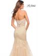 Picture of: Mermaid Strapless Elegant Lace and Tulle Gown in Champagne, Style: 30717, Detail Picture 6