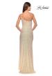 Picture of: Elegant Soft Sequin One Shoulder Long Dress in Champagne, Style: 31212, Detail Picture 7