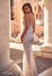 Picture of: Stunning Sequin Rhinestone Pattern Prom Dress in Champagne, Style: 32077, Back Picture