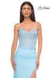 Picture of: Strapless Prom Dress with Unique Rhinestone Design Top in Cloud Blue, Style 32961, Main Picture