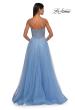 Picture of: Cute A-line Prom Dress with Pearl and Rhinestone Tulle in Cloud Blue, Style: 32644, Detail Picture 4