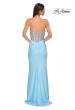 Picture of: Fabulous Prom Dress with Rhinestone Corset Bodice and Simple Skirt in Cloud Blue, Style 32669, Detail Picture 4