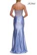 Picture of: Strapless Embellished Corset Gown with Satin Skirt in Cloud Blue, Style: 33639, Detail Picture 6