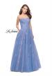 Picture of: Strapless A-line Prom Dress with Tulle in Cloud Blue, Style: 25925, Detail Picture 1