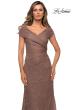 Picture of: Lace Off The Shoulder Cap Sleeve Evening Dress, Style: 27982, Detail Picture 5