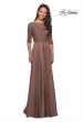 Picture of: Modern gown with beaded bodice and empire waist in Cocoa, Style: 25011, Main Picture
