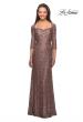 Picture of: Long Lace Gown with Sweetheart Neckline in Cocoa, Style: 26427, Main Picture