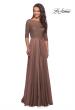 Picture of: Modern gown with beaded bodice and empire waist in Cocoa, Style: 25011, Detail Picture 2