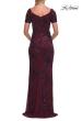 Picture of: Beaded Floral Gown with Sweetheart Neckline in Dark Berry, Style: 33577, Detail Picture 7