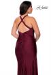 Picture of: Chic Jersey Plus Size Gown with Strappy Back in Burgundy, Style: 29062, Detail Picture 2