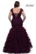 Picture of: Mermaid Curve Prom Dress with Ruffle Skirt in Dark Berry, Style: 32389, Detail Picture 2