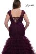 Picture of: Mermaid Curve Prom Dress with Ruffle Skirt in Dark Berry, Style: 32389, Detail Picture 6