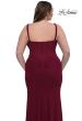 Picture of: Flattering Curve Dress with Corset Top and Ruched Skirt in Dark Berry, Style: 33015, Detail Picture 6