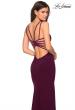Picture of: Sultry Long Dress with Intricate Strappy Back in Burgundy, Style: 27072, Main Picture