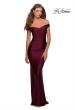 Picture of: Off the Shoulder Prom Dress with Sweetheart Neckline in Burgundy, Style: 28450, Main Picture