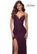 Picture of: Gorgeous Jewel Tone Tulle and Lace Mermaid Gown in Dark Berry, Main Picture