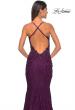 Picture of: Exquisite Mermaid Lace Gown with Beaded Sheer Bodice in Dark Berry, Style: 31265, Detail Picture 8