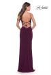 Picture of: Elegant Jersey Dress with Ruching and Square Neckline in Dark Berry, Style: 31078, Detail Picture 9