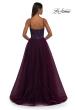 Picture of: Rhinestone Embellished Bodice Prom Dress with Full Skirt in Dark Berry, Style: 32668, Detail Picture 15