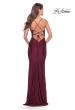 Picture of: Prom Dress with Beautiful Lace Bodice and Jersey Skirt in Dark Berry, Style: 30466, Detail Picture 16